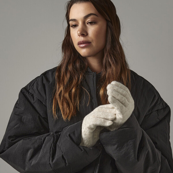 Cosy ribbed-cuff gloves Thumbnail