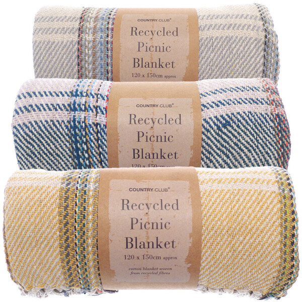Recycled picnic blanket Thumbnail
