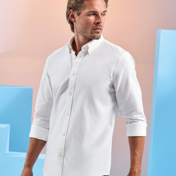 Men’s cotton long sleeve Oxford shirt Thumbnail
