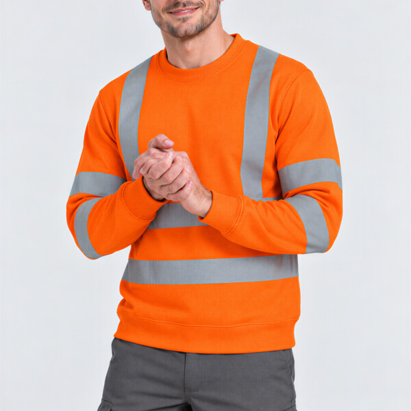Hi Vis Crew Neck Sweatshirt Thumbnail