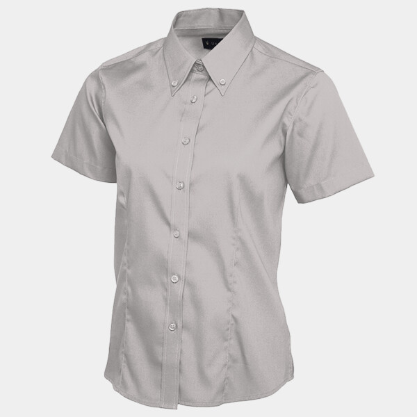 Ladies Pinpoint Oxford Half Sleeve Shirt Thumbnail