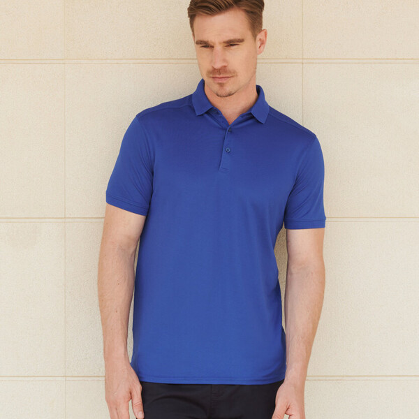 Stretch polo shirt with wicking finish (slim fit) Thumbnail