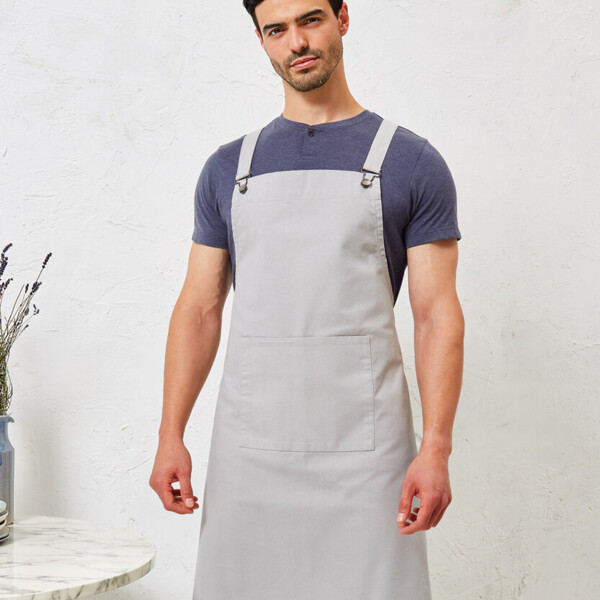 Cross back 'barista' bib apron Thumbnail
