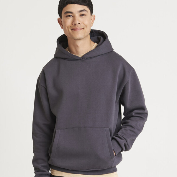 Heavyweight signature boxy hoodie Thumbnail