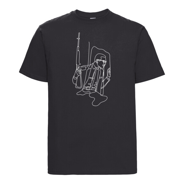 Rebel Linework Embroidered Tee Thumbnail