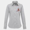 Women's Microcheck (Gingham) long sleeve cotton shirt Thumbnail