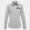 Women's Microcheck (Gingham) long sleeve cotton shirt Thumbnail
